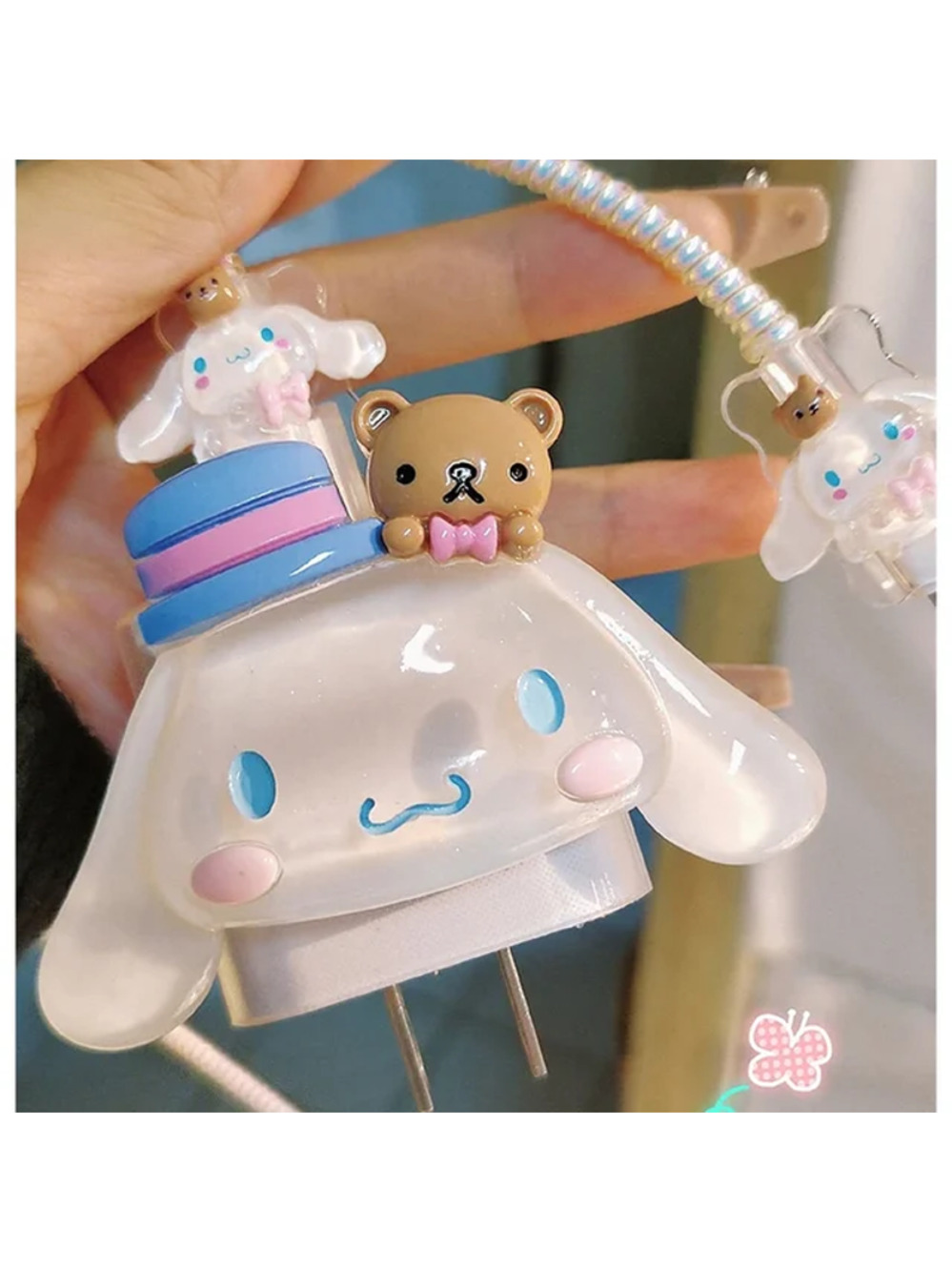 CinnamonRoll Hello Kitty iPhone CHarger Protector P70